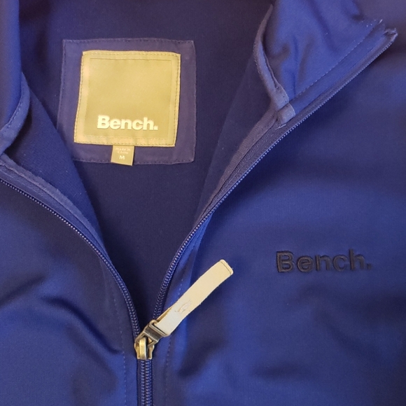 Bench men blue zip up sweater size M - Picture 2 of 4